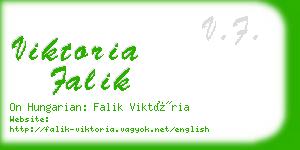 viktoria falik business card